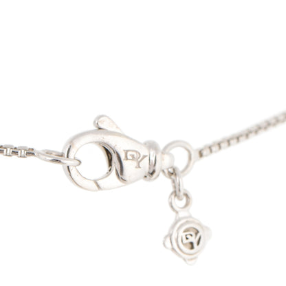 David Yurman Sterling Silver Diamond 7mm Infinity Pendant Necklace 4 of 4
