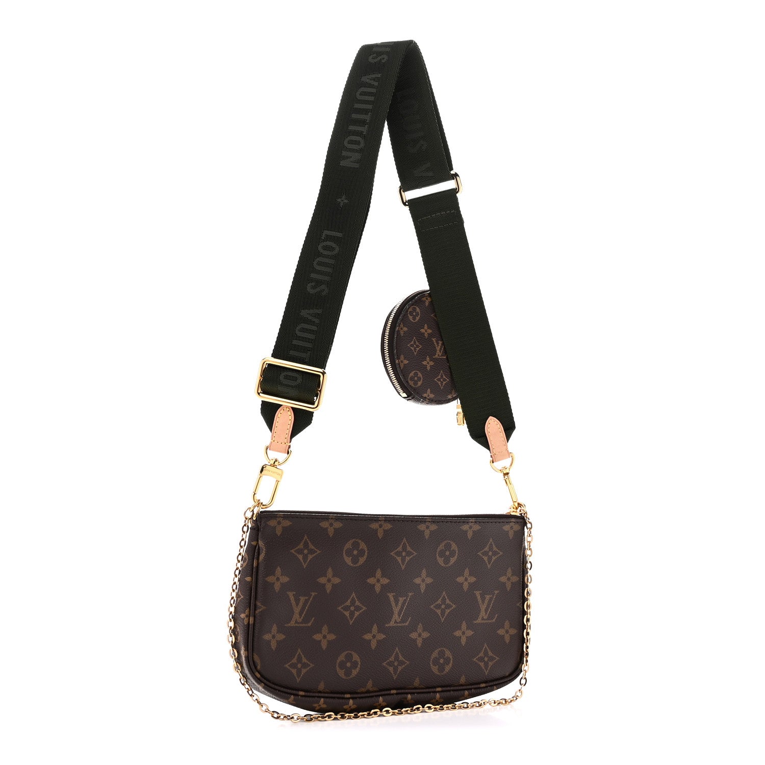 Louis Vuitton Monogram Multi Pochette Accessories Kaki 3 of 10