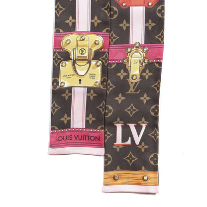 Louis Vuitton Silk Monogram Summer Trunks Bandeau Brown 2 of 4