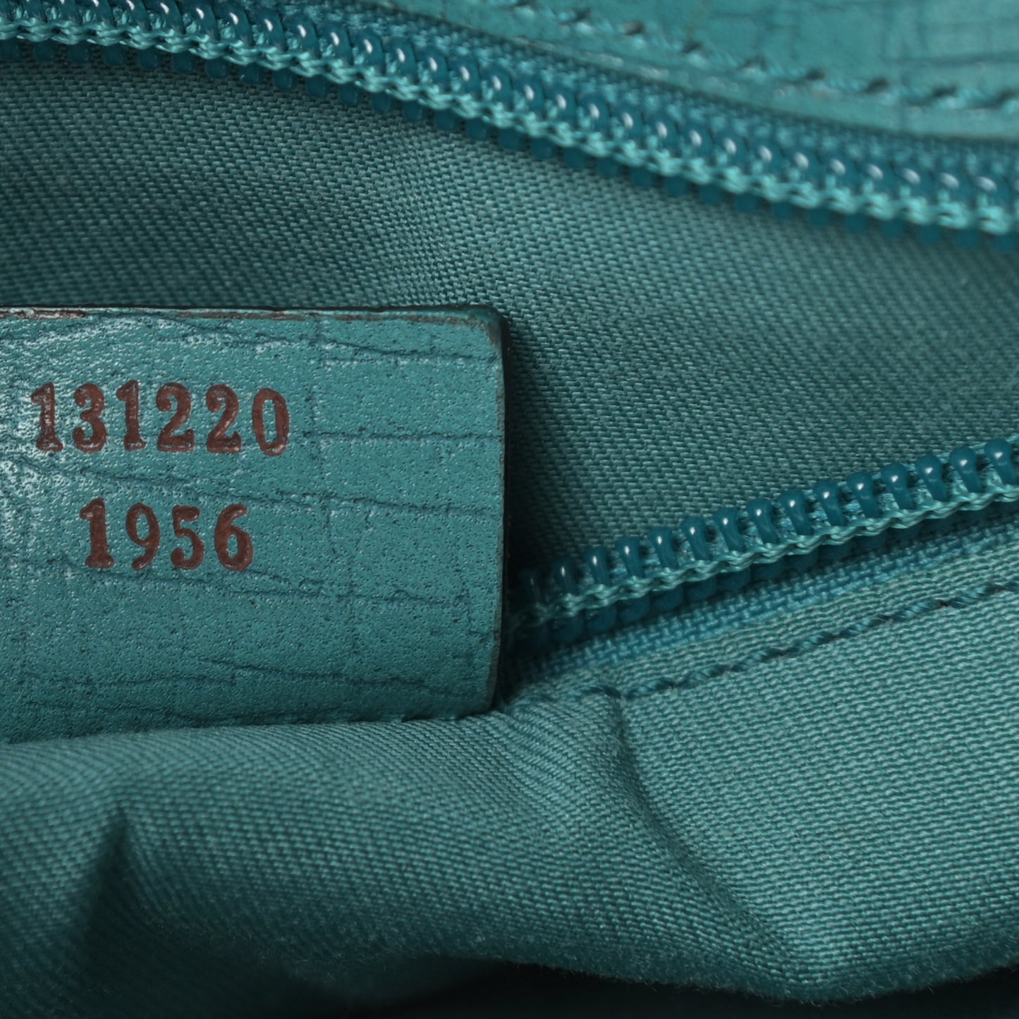 GG Plus Monogram Small Vertical Tote Turquoise