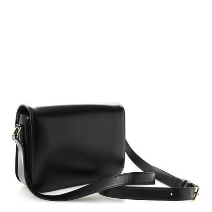 Celine Shiny Calfskin Medium Triomphe Black 3 of 12