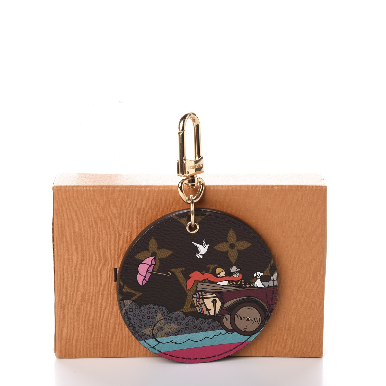 Louis Vuitton Monogram 2015 Christmas Animation Bag Charm Key Ring 6 of 6