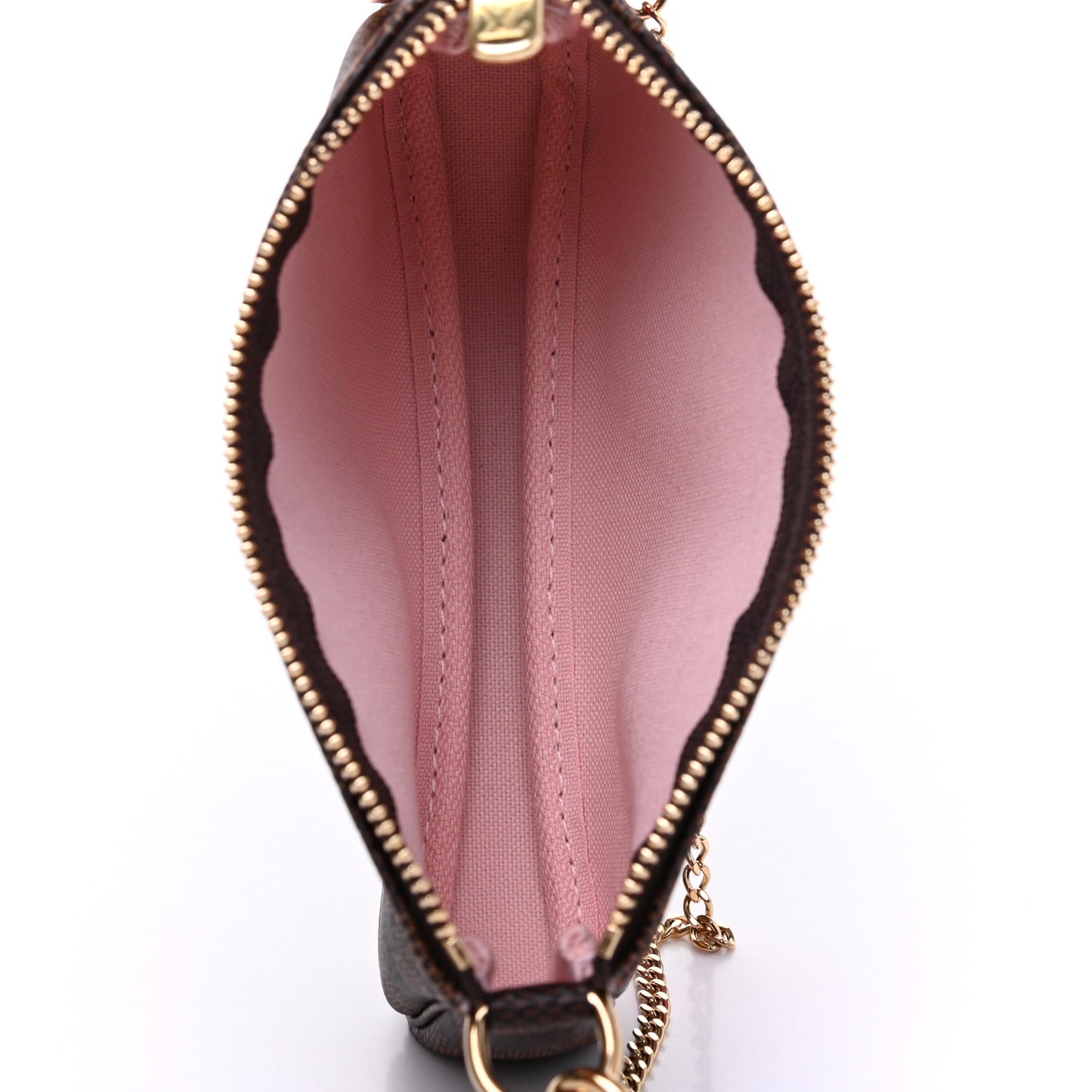 Damier Ebene 2020 Christmas Animation Big Wheel Mini Pochette Accessories Rose Ballerine
