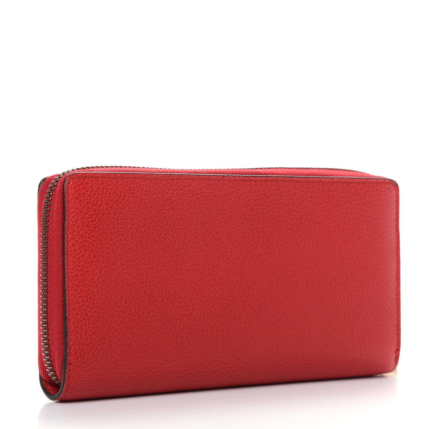 Cripto Calfskin Interlocking G Logo Zip Around Wallet Hibiscus Red Giallo Black Green Red