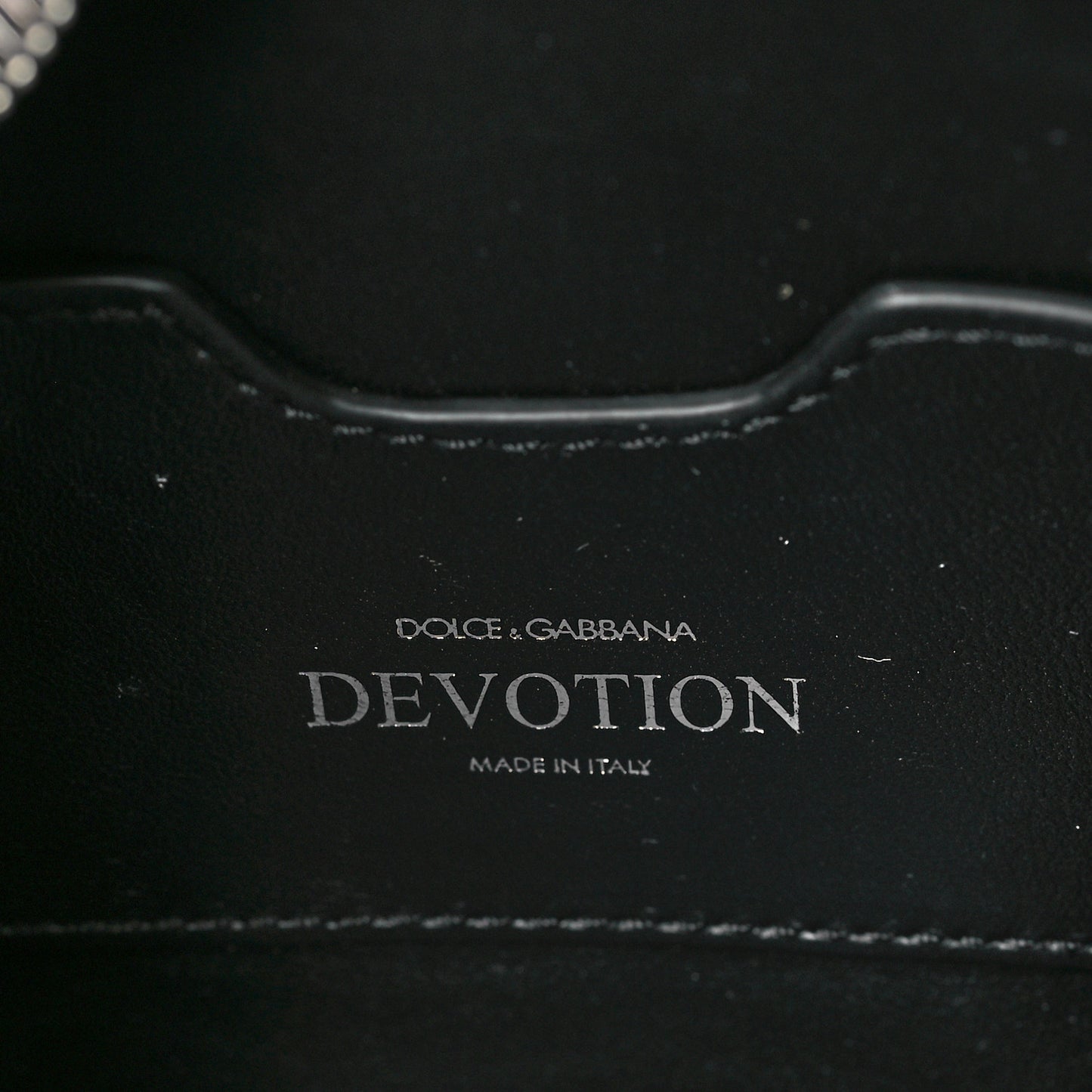 Smooth Calfskin Mini Devotion Camera Bag Black