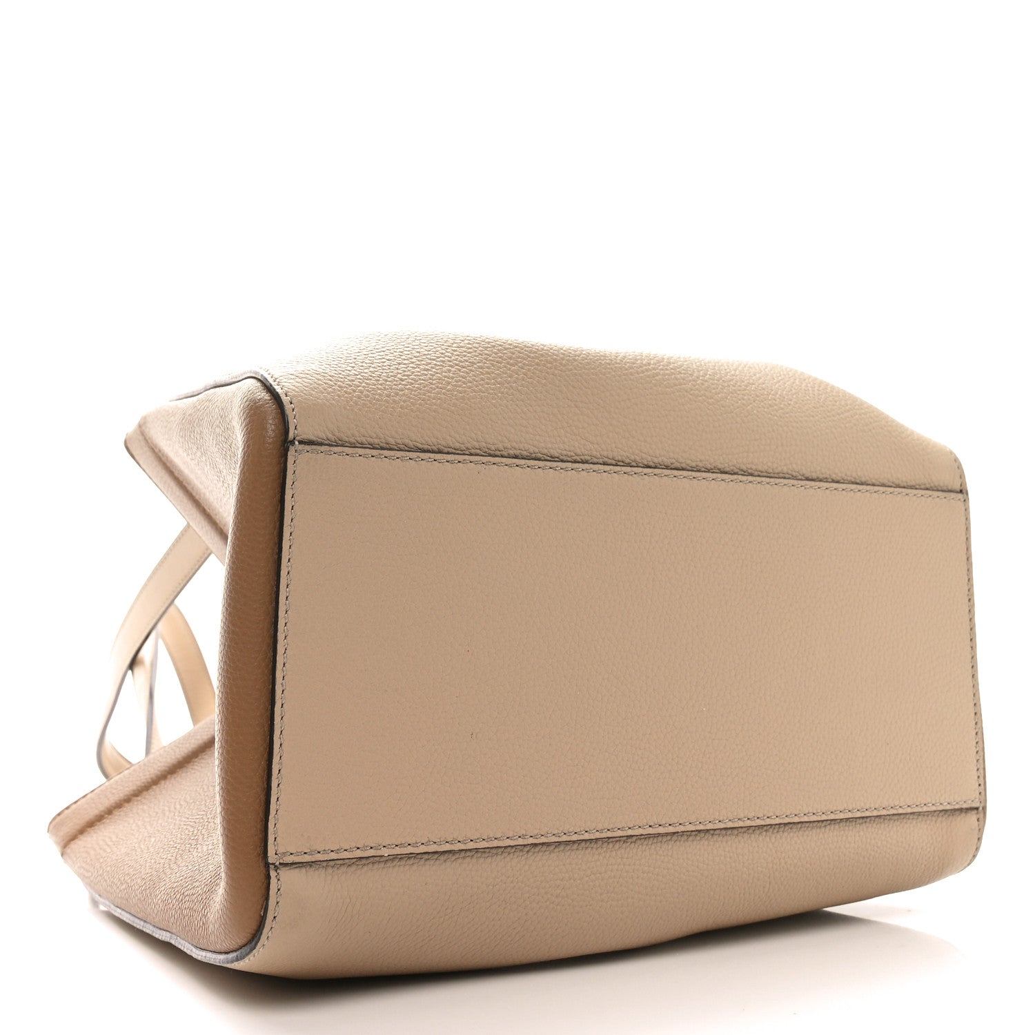 Fendi Vitello Cher Grace Bi-Color Medium Fendi Origami Beige Amido Sand 4 of 9
