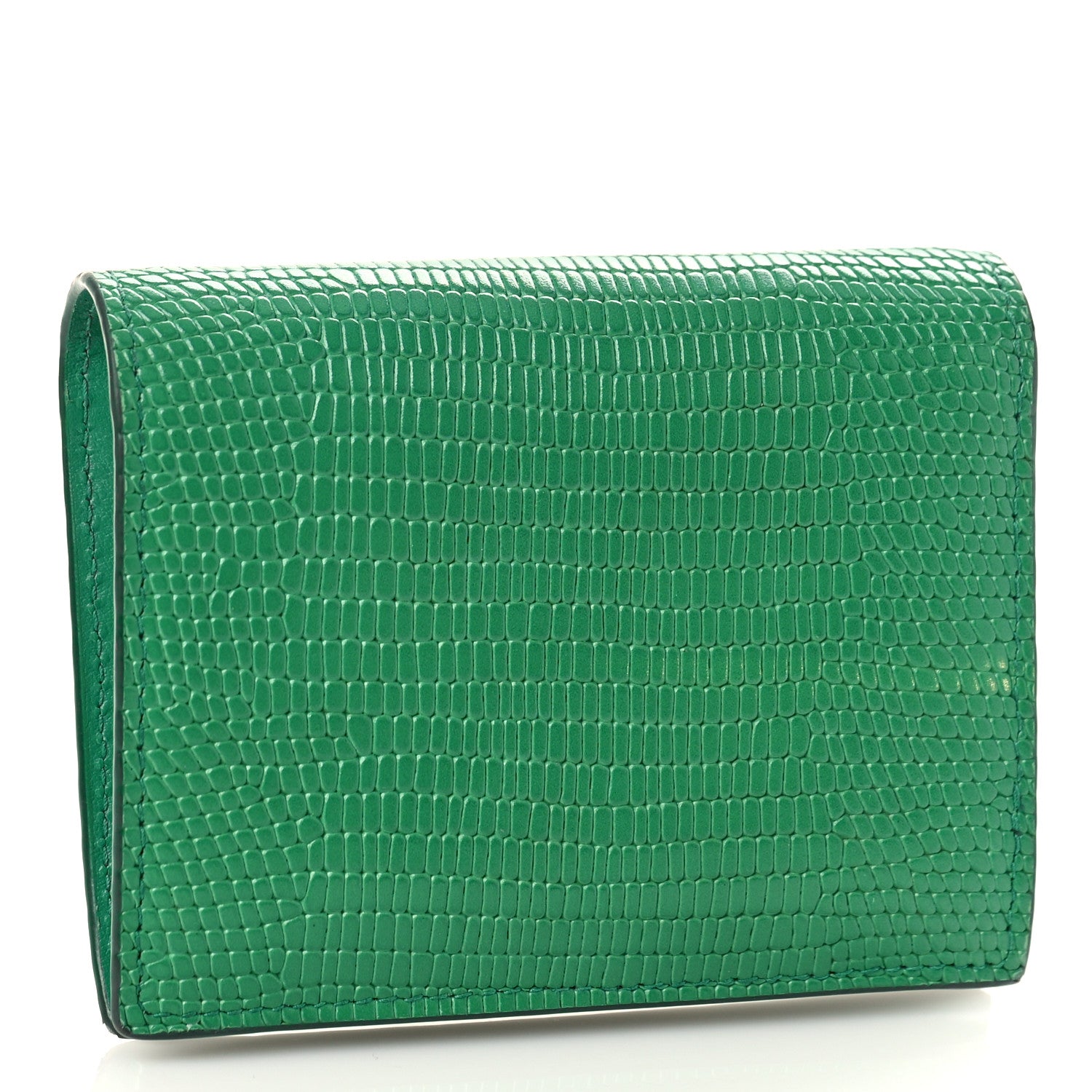 Miu Miu Vernice Lizard Embossed Wallet 3 of 9