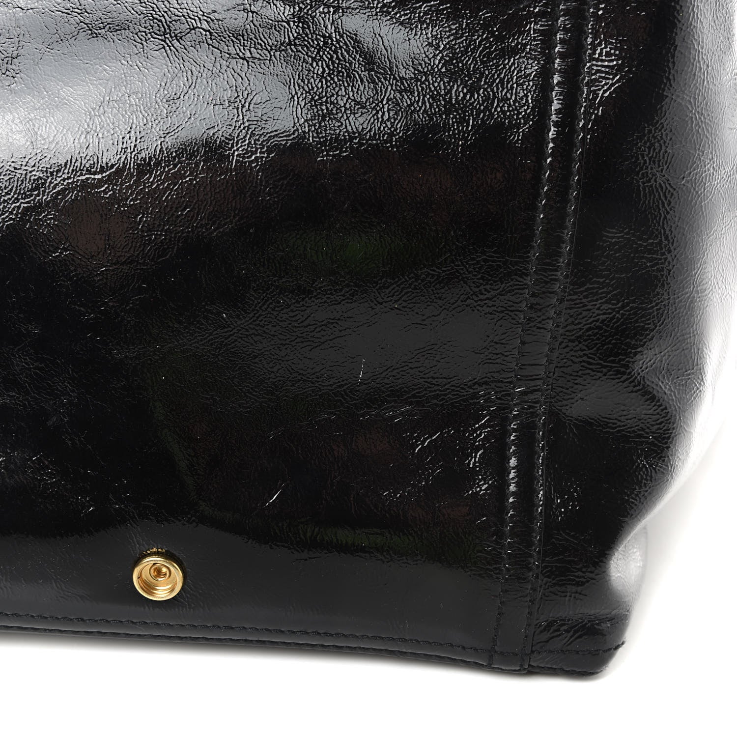 Saint Laurent Patent Large Downtown Tote Black 11 of 13