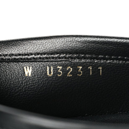 Chanel Calfskin Womens Stitched CC Loafers 39 Black 9 of 10