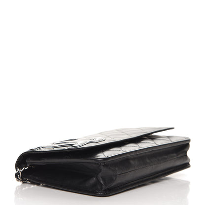Chanel Calfskin Quilted Cambon Wallet On Chain WOC Black 4 of 8