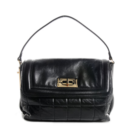 Chanel Lambskin Mademoiselle Chocolate Bar Shoulder Bag Black 1 of 9