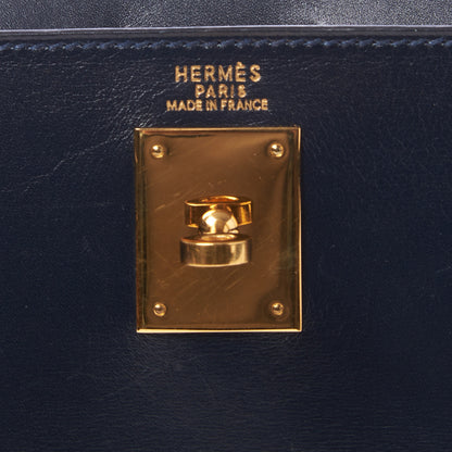 Hermes Box Kelly Retourne 32 Indigo 20 of 31
