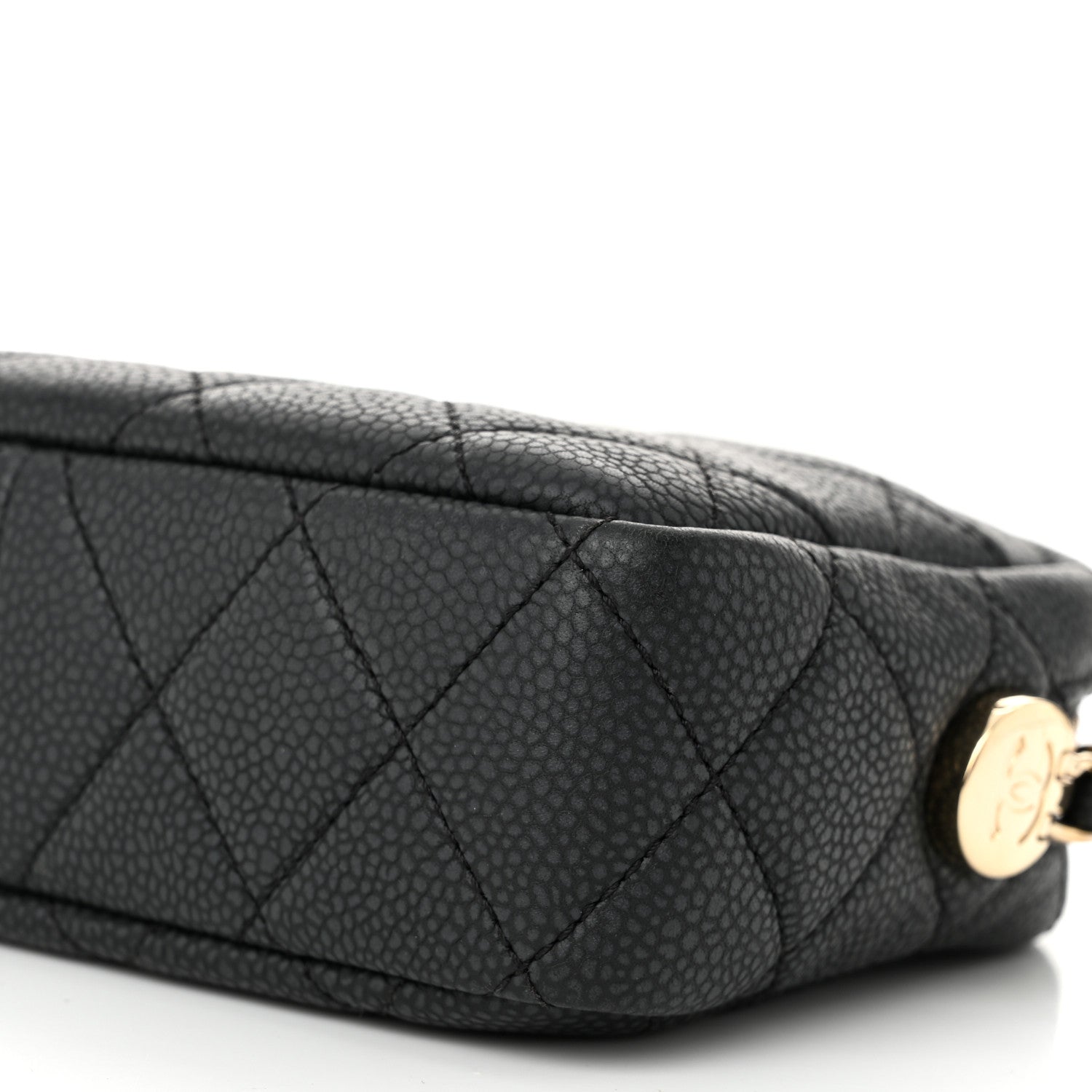 Chanel Iridescent Caviar Quilted Mini Coco Tassel Camera Case Black 10 of 10