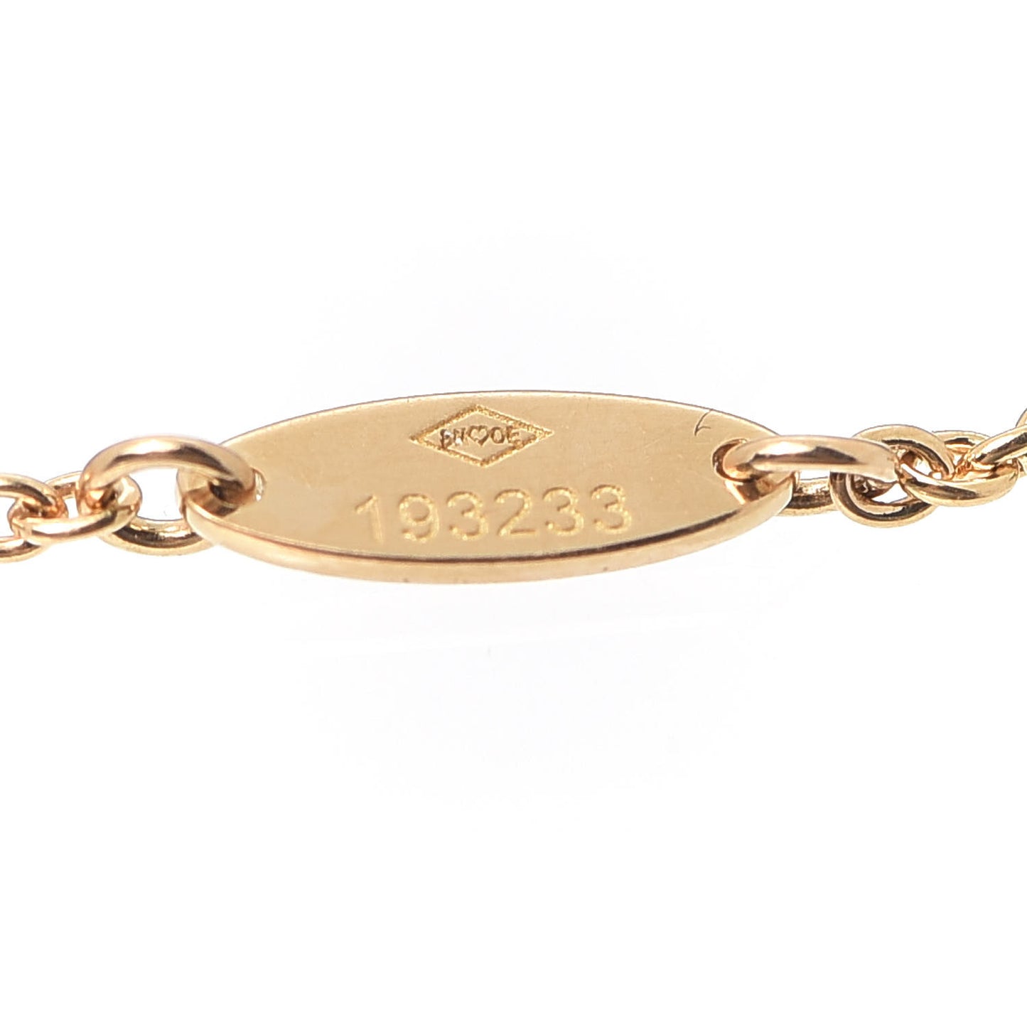 18K Yellow Gold Diamond Mother of Pearl Rose Des Vents Bracelet