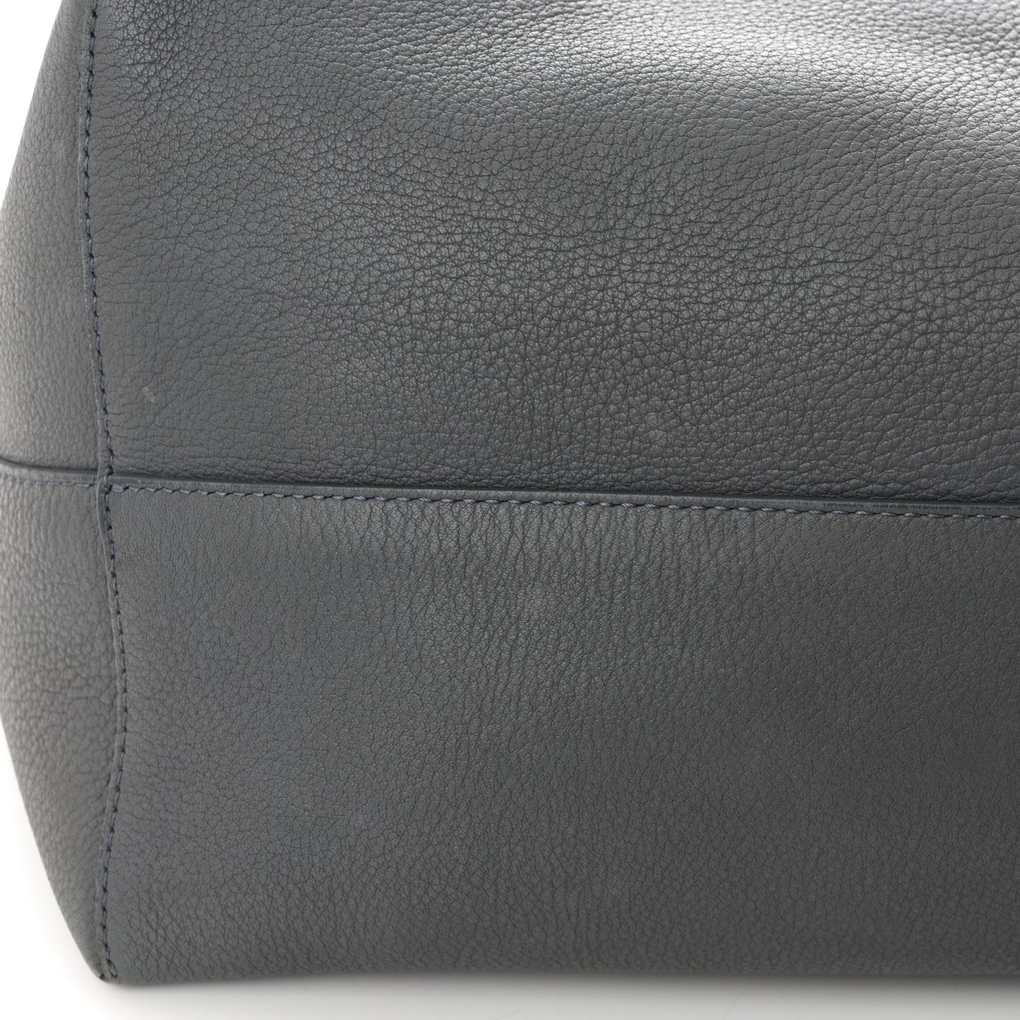 Grained Calfskin Park Tote Three Grey