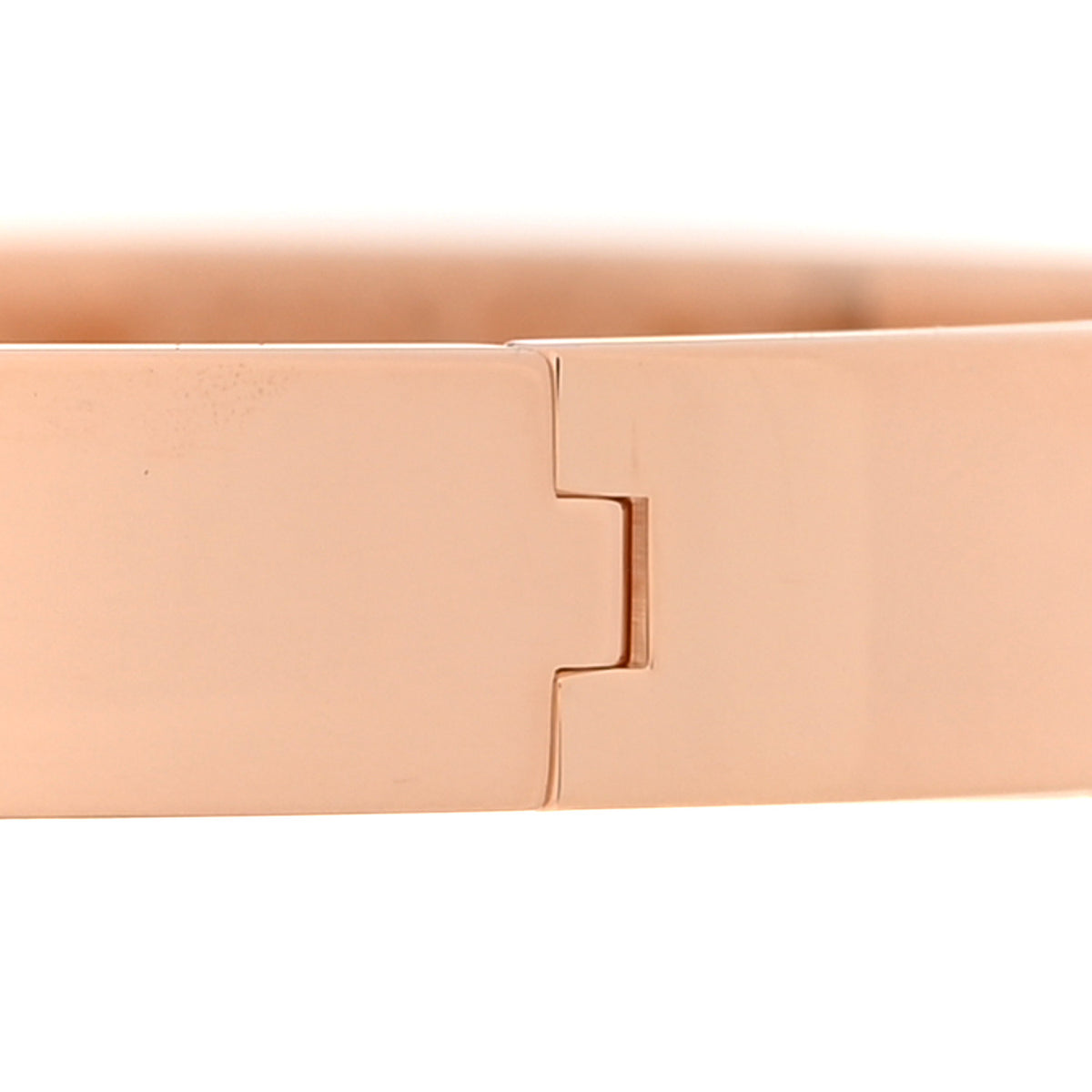 Hermes 18K Rose Gold Diamond PM Kelly Bracelet ST 4 of 5