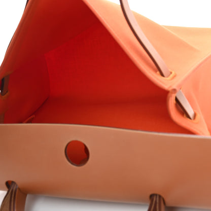 Hermes Toile Vache Hunter Herbag Zip 31 PM Orange 6 of 13
