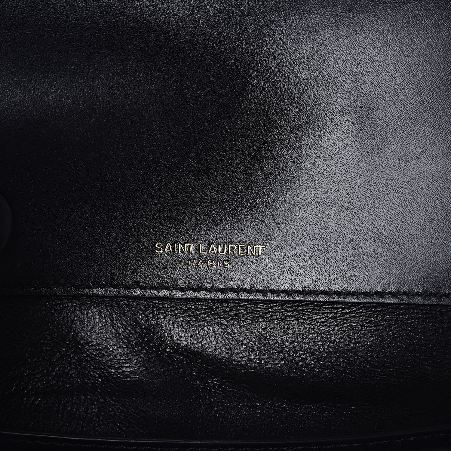 Saint Laurent Smooth Calfskin Medium Sulpice Monogram Shoulder Bag Black 6 of 8