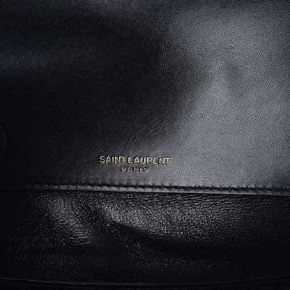 Saint Laurent Smooth Calfskin Medium Sulpice Monogram Shoulder Bag Black 6 of 8