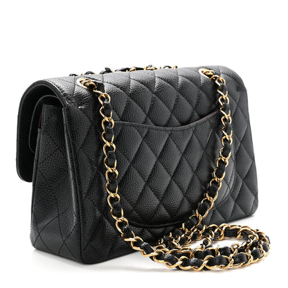 Chanel Caviar Quilted Small Double Flap Black 3 of 10