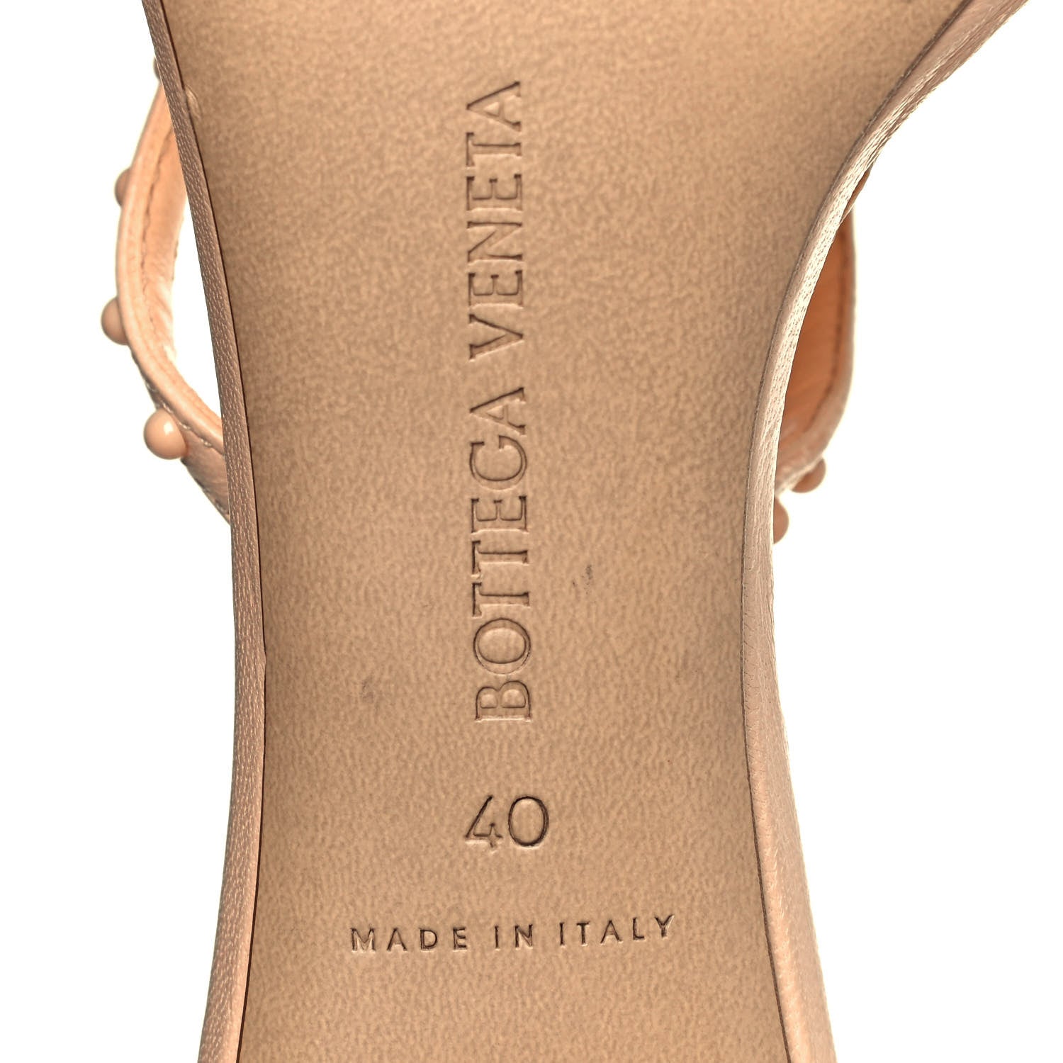 Bottega Veneta Lambskin Lagoon Bubble 55mm Sandals 40 Macaroon 12 of 17
