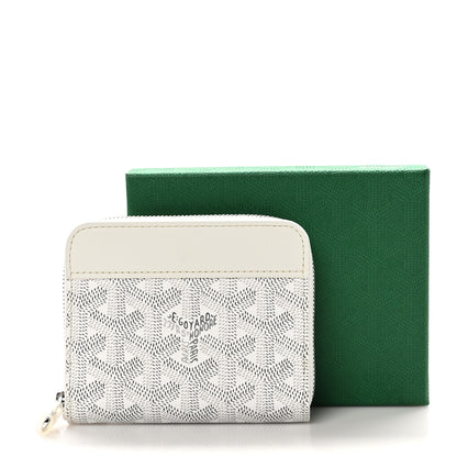 Goyard Goyardine Matignon PM Wallet White 9 of 9