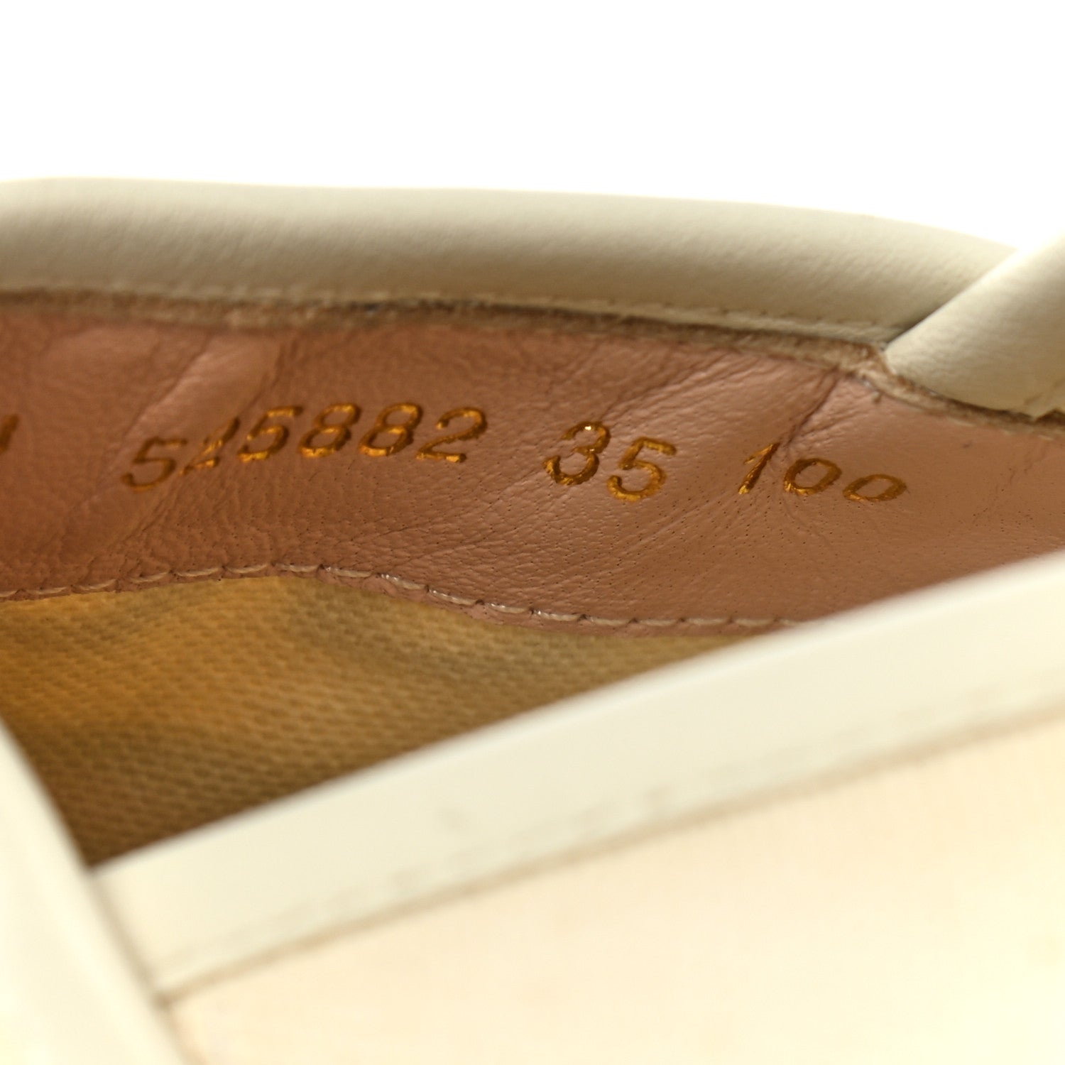 Gucci Canvas Logo Espadrilles 35 Greggio White 11 of 15