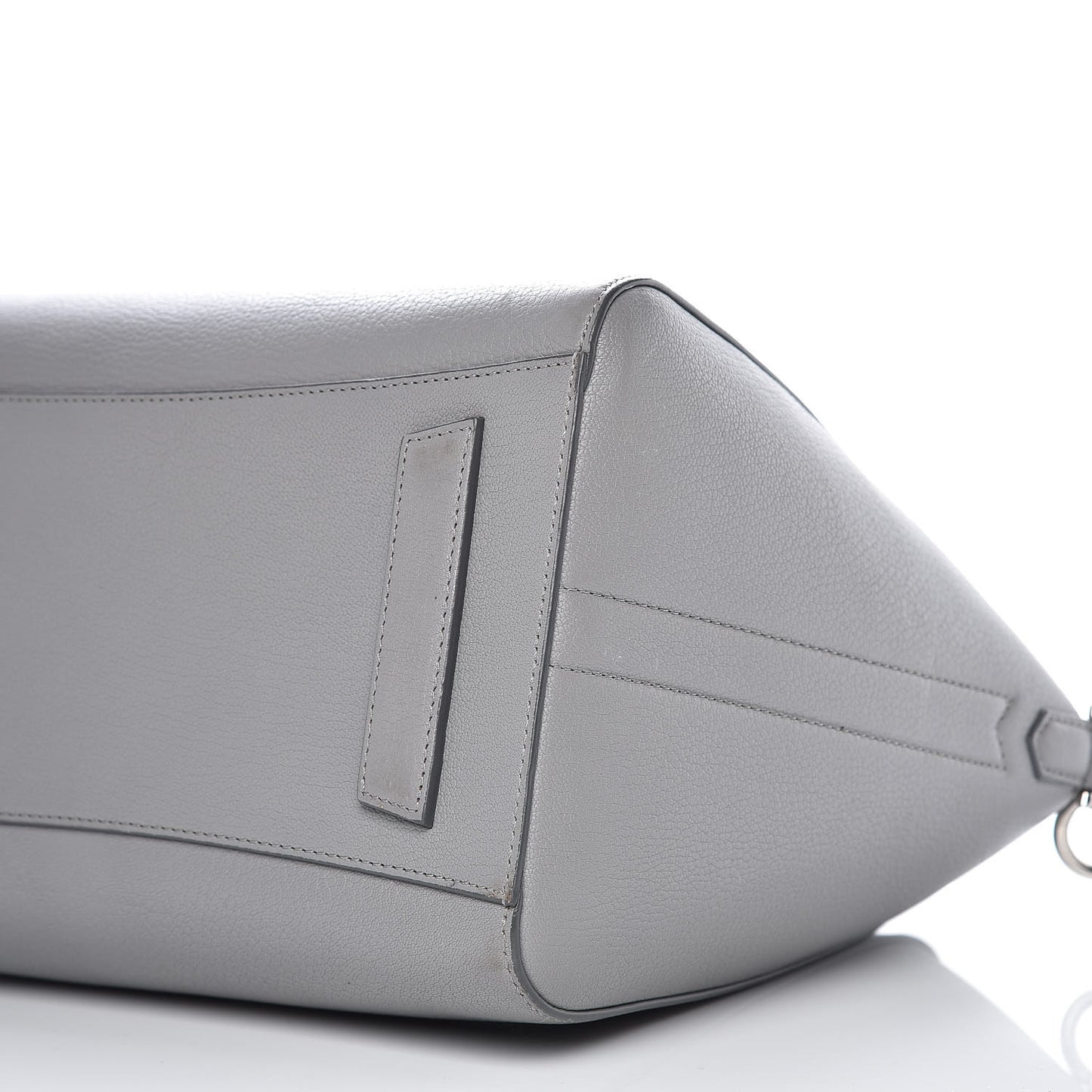 Sugar Goatskin Medium Antigona Pearl Grey