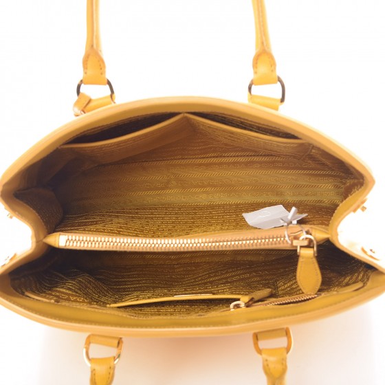 Prada Saffiano Lux Parabole Tote Mimosa 5 of 19