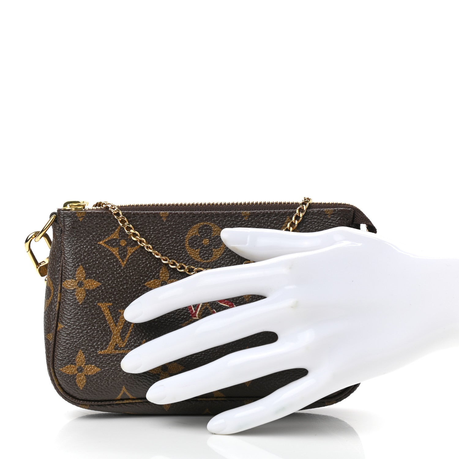 Louis Vuitton Monogram My LV Heritage Mini Pochette Accessories Rouge White 2 of 7