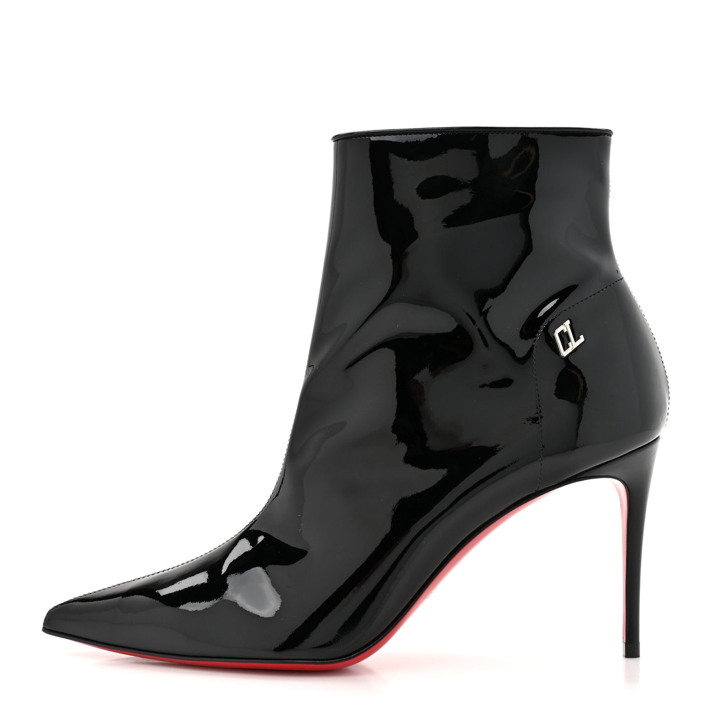 Patent Sporty Kate Booty 85 Ankle Boots 38.5 Black