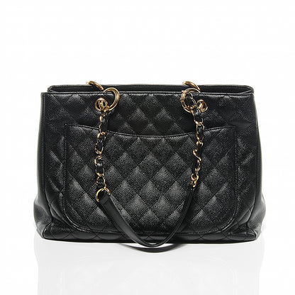 Chanel Caviar Grand Shopping Tote GST Black 7 of 9