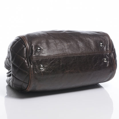 Chanel Calfskin Small Perfect Day Tote Dark Brown 4 of 8