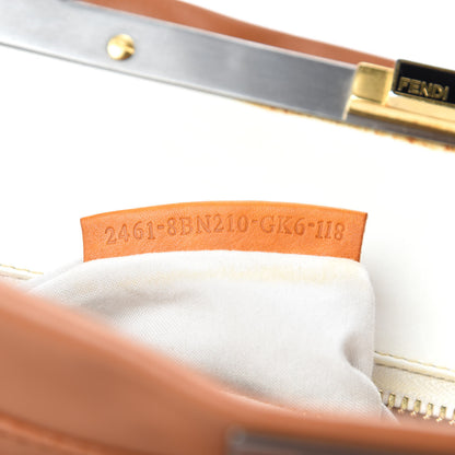 Fendi Calfskin Large Peekaboo Iconic Satchel Caramel 18 of 19