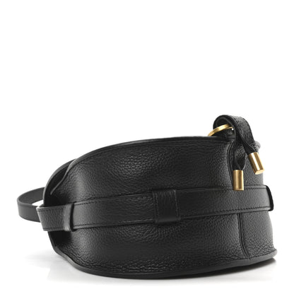 Chloe Calfskin Mini Marcie Round Crossbody Bag Black 4 of 10