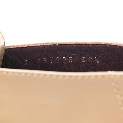Chanel Calfskin CC Turnlock Lace Up Boots 38.5 Beige 8 of 8