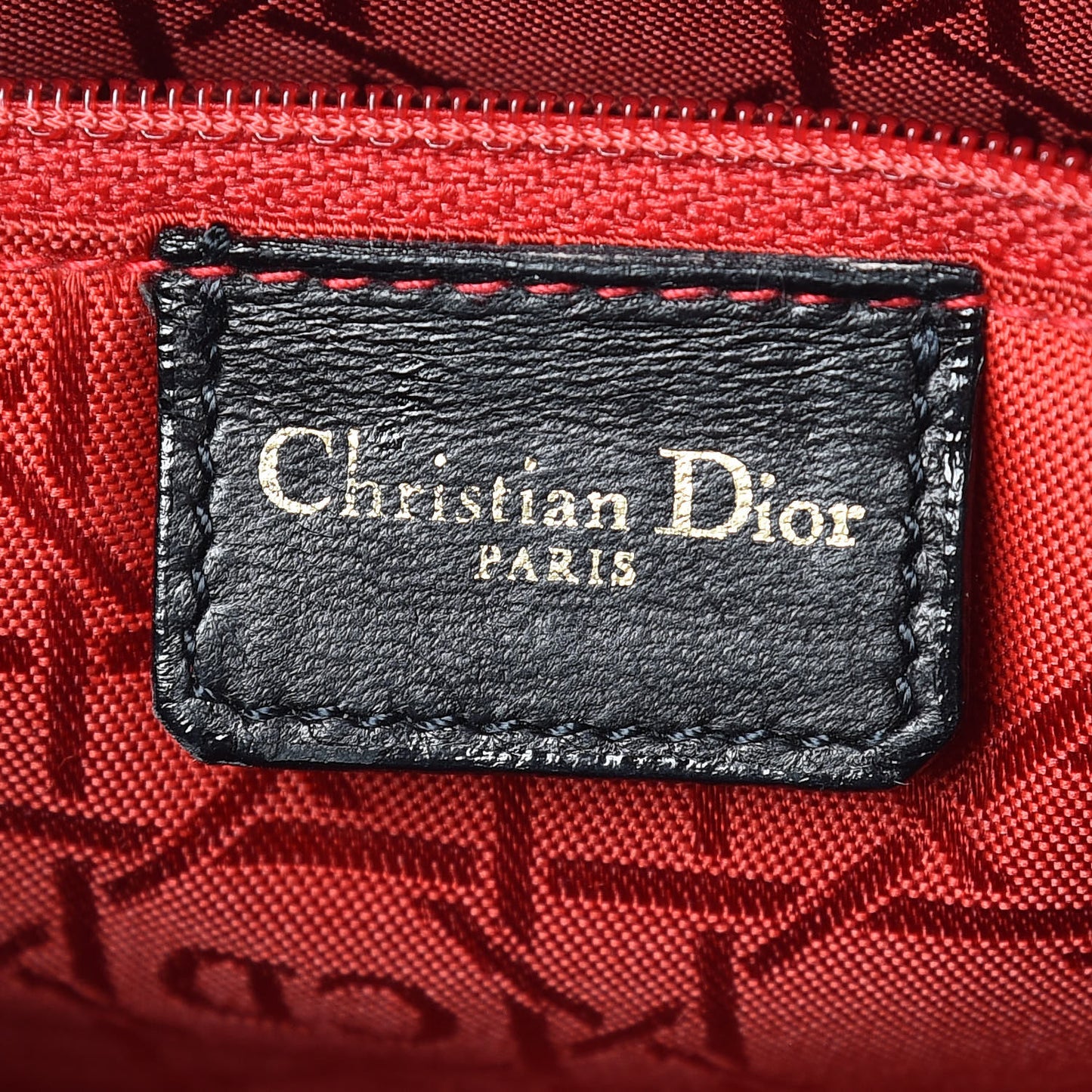 Lambskin Cannage Medium Lady Dior Black
