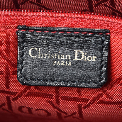 Christian Dior Lambskin Cannage Medium Lady Dior Black 7 of 14