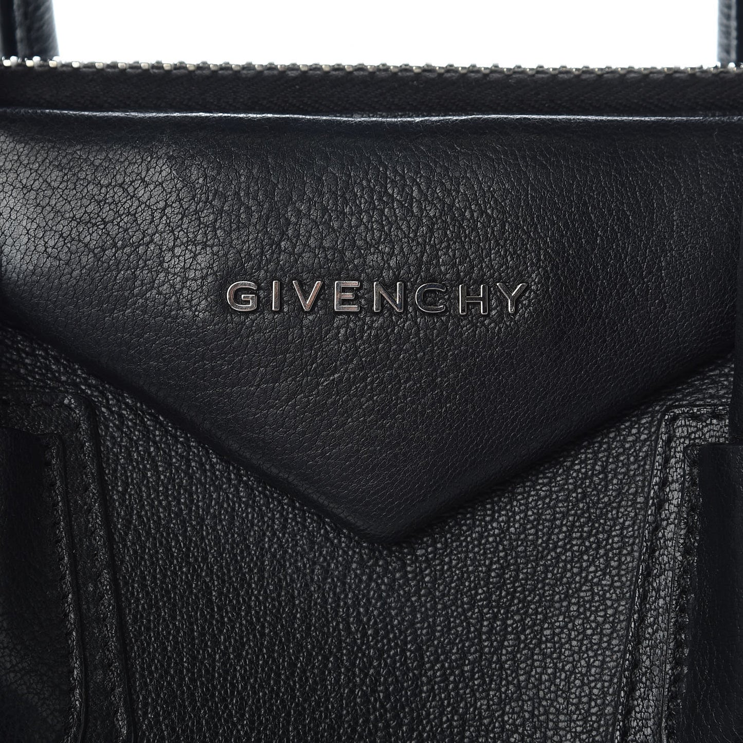 Sugar Goatskin Medium Antigona Black