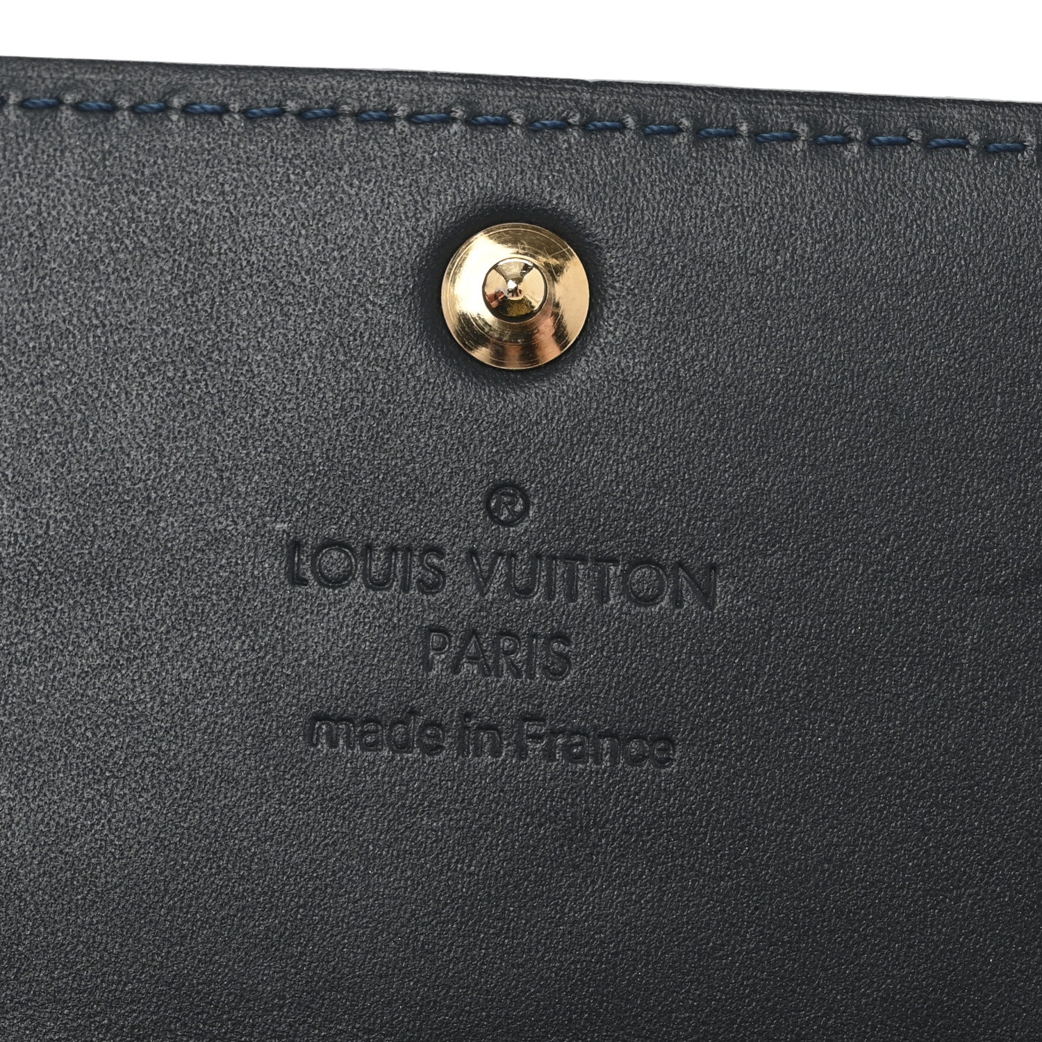 Louis Vuitton Vernis Sarah Wallet Blue Nuit 6 of 9