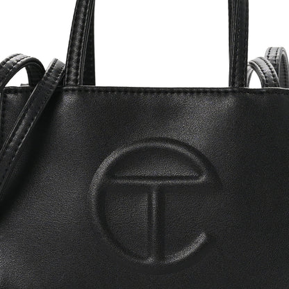 Telfar Vegan Leather Small Shopping Bag Black 7 of 9
