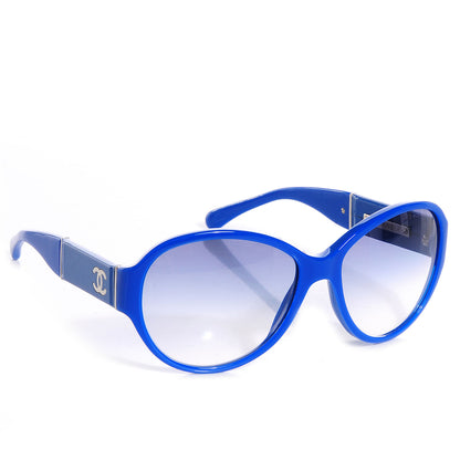 Chanel CC Logo Sunglasses Blue 5229Q 3 of 5