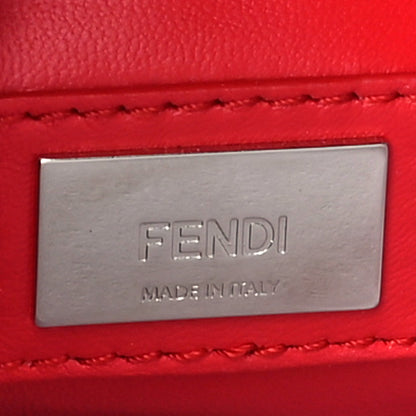 Fendi Nappa Mini Peekaboo Iconic Satchel Fiamma 6 of 15