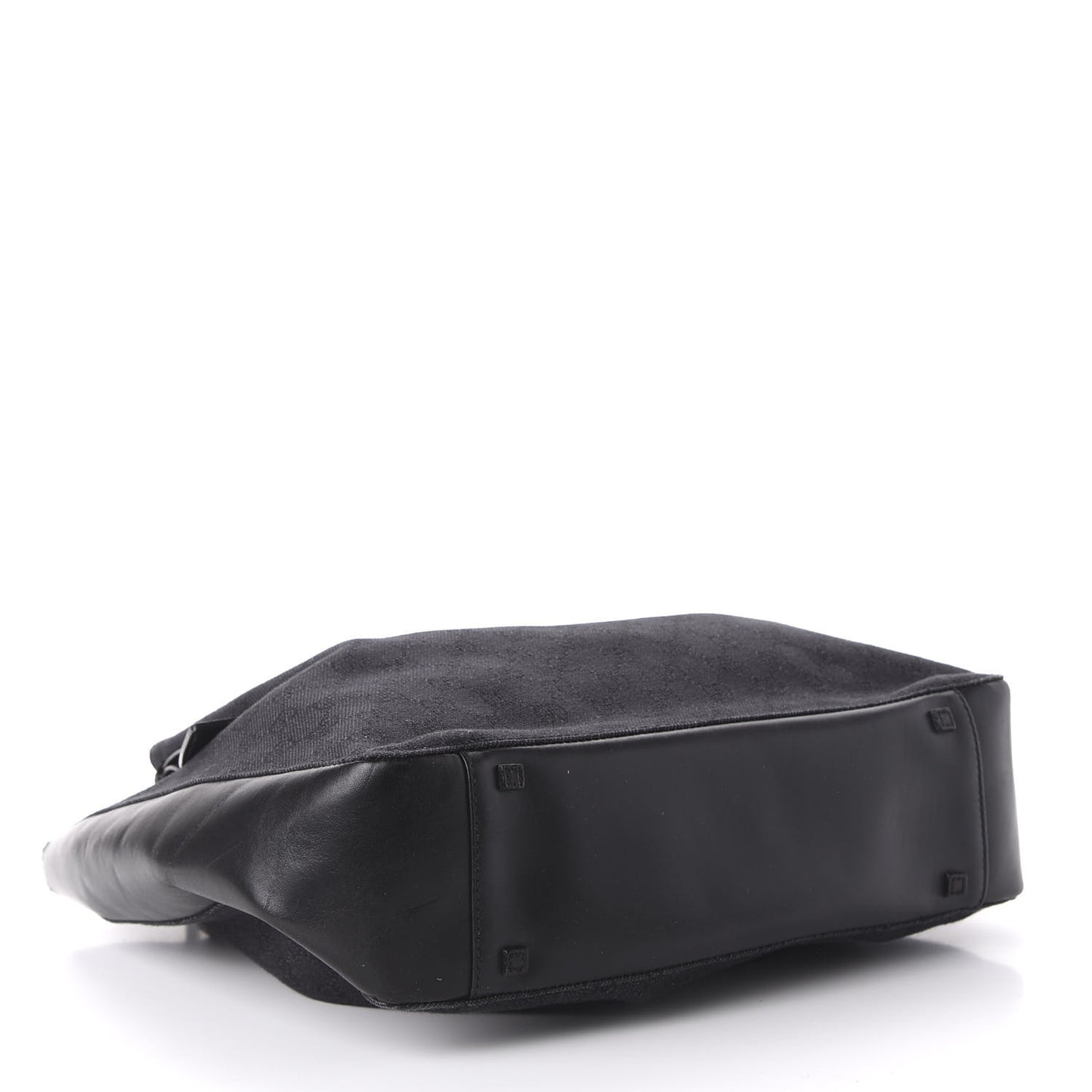 Denim Monogram Tote Black