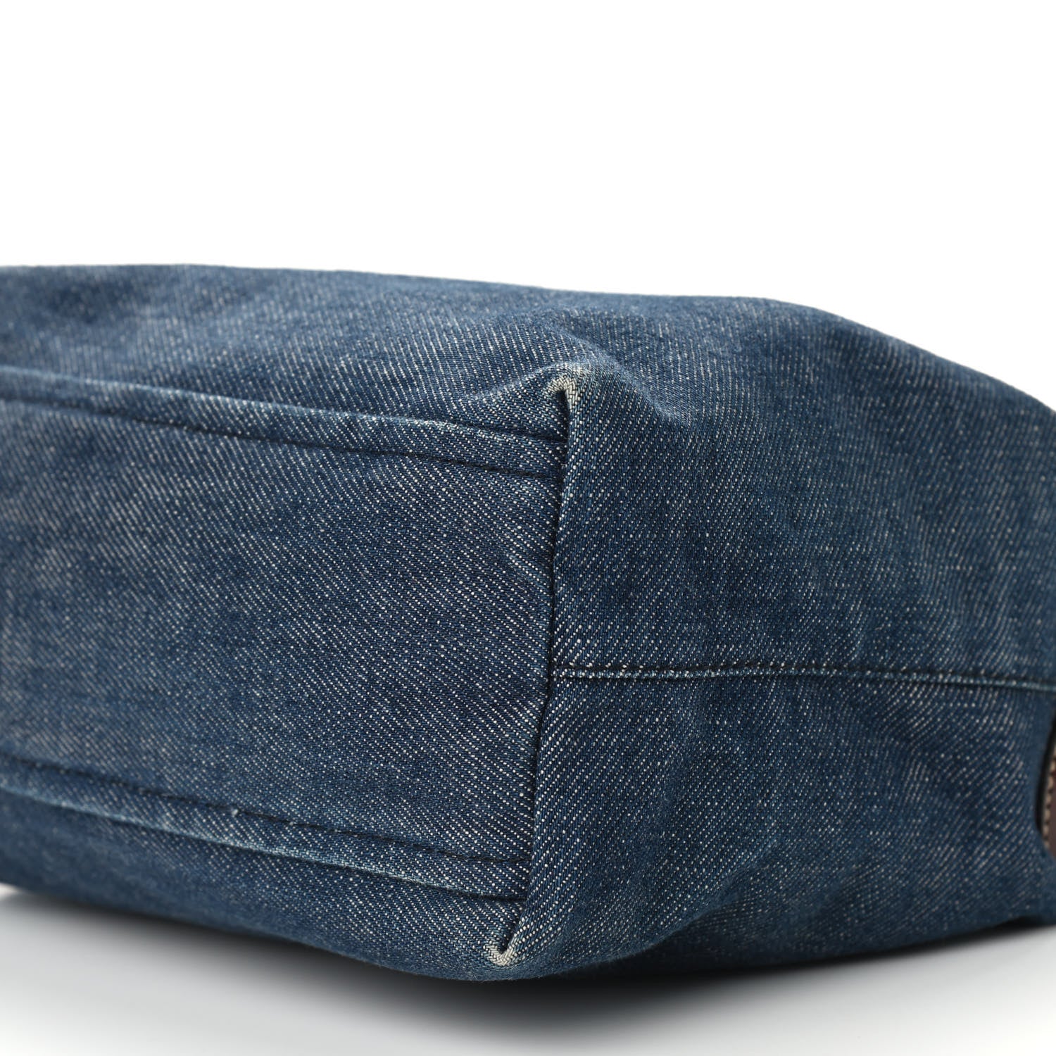 Prada Denim Shoulder Bag Bleu 10 of 14