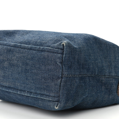 Prada Denim Shoulder Bag Bleu 10 of 14