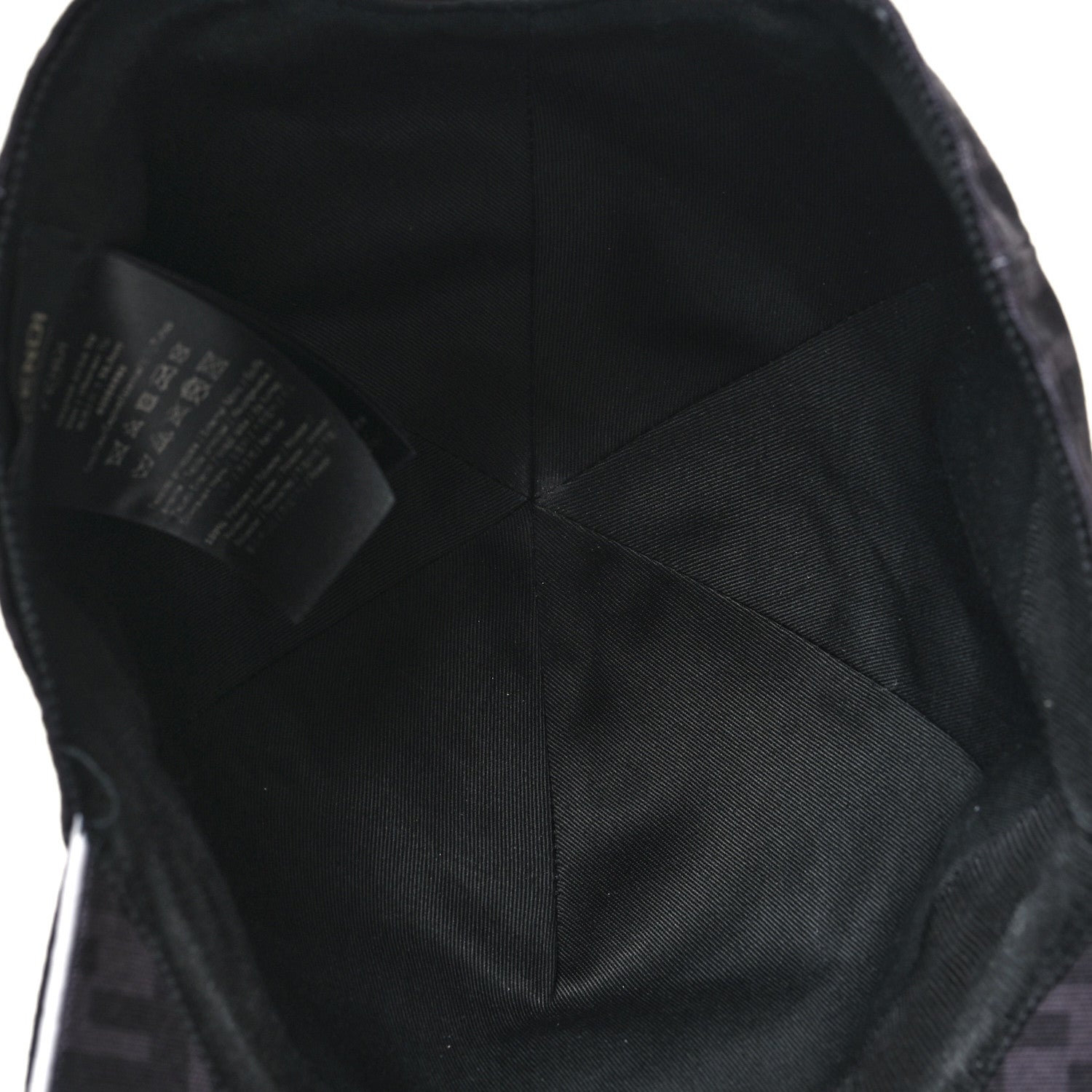 Fendi Canvas FF Reloaded Baseball Hat Black White 6 of 8