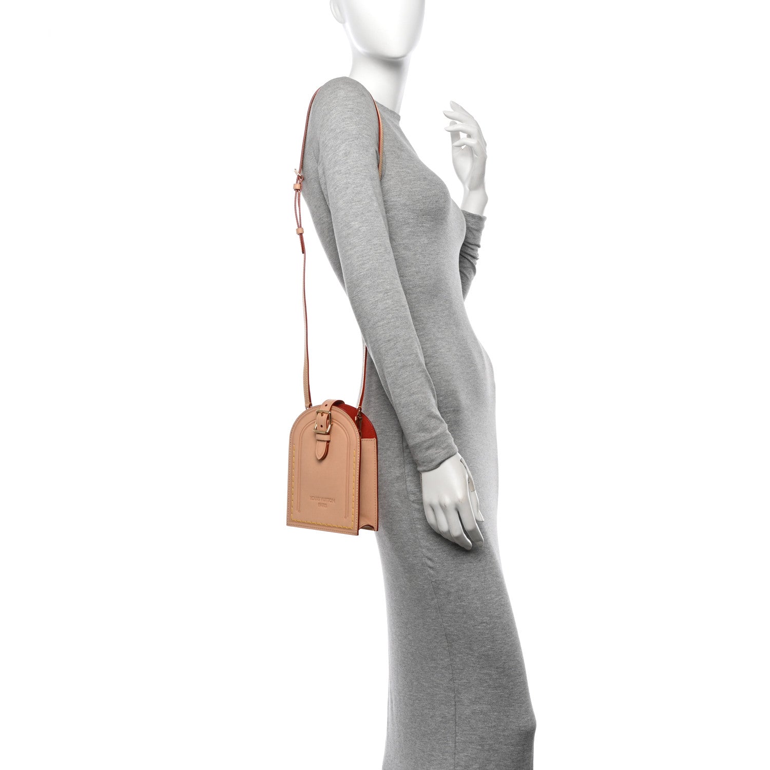 Louis Vuitton Vachetta Name Tag XL Clutch 2 of 12