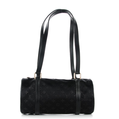Louis Vuitton Satin Monogram Mini Papillon Black 1 of 7