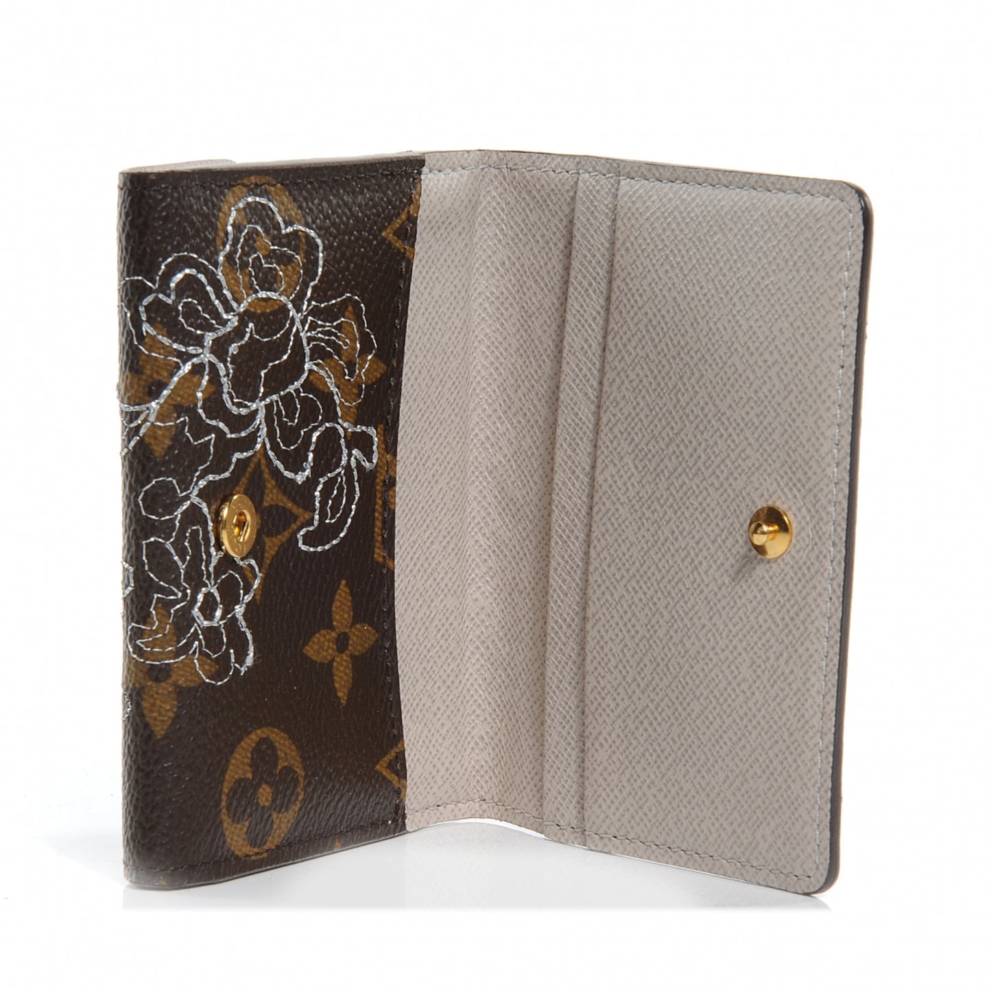 Monogram Dentelle Ludlow Wallet Silver